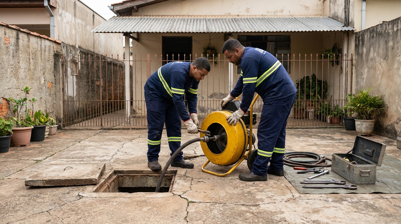 Desentupimento de esgoto em Recife‑PE
