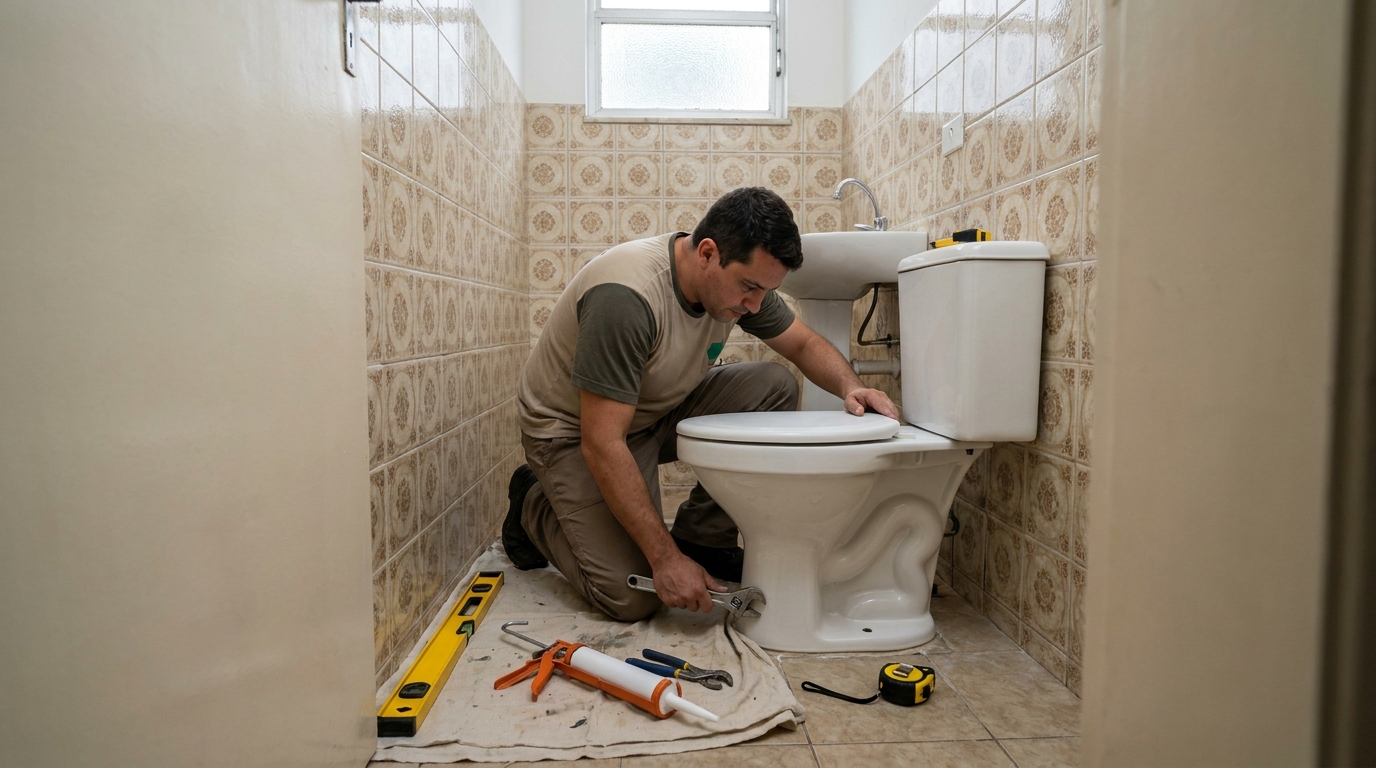 Instalação de vaso sanitário em Recife‑PE