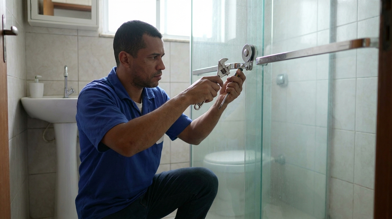 Manutenção de box de vidro em Recife‑PE